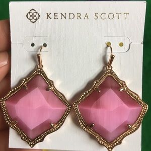 Kendra Scott Pink Drop Earrings